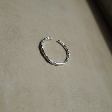 Load image into Gallery viewer, Thin sterling silver adjustable ring