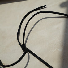 Load image into Gallery viewer, Black Suede Choker Necklace