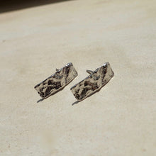 Load image into Gallery viewer, Sterling Silver Hammered Drop Earrings