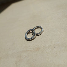 Load image into Gallery viewer, Sterling Silver Huggie Earrings