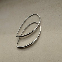 Load image into Gallery viewer, Sterling silver hook earrings