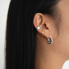 Load image into Gallery viewer, Sterling Silver Pearl Ear Cuff