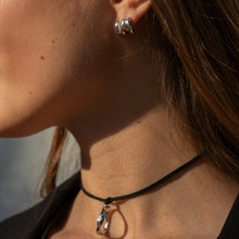 Load image into Gallery viewer, Sterling Silver Triple Hoop Earrings