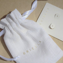 Load image into Gallery viewer, Small Square Hoop Earrings in Gold - briellajewellery