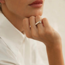 Load image into Gallery viewer, Sterling Silver Square Ring - briellajewellery
