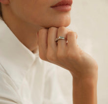 Load image into Gallery viewer, Sterling Silver Square Ring - briellajewellery