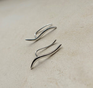 Sterling Silver Climber Earrings