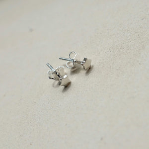 Sterling Silver Star Stud Earrings