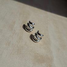 Load image into Gallery viewer, Sterling Silver Triple Hoop Earrings
