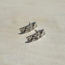 Load image into Gallery viewer, Sterling Silver Hammered Drop Earrings
