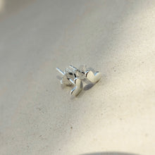 Load image into Gallery viewer, 925 Sterling Silver Heart Stud Earrings
