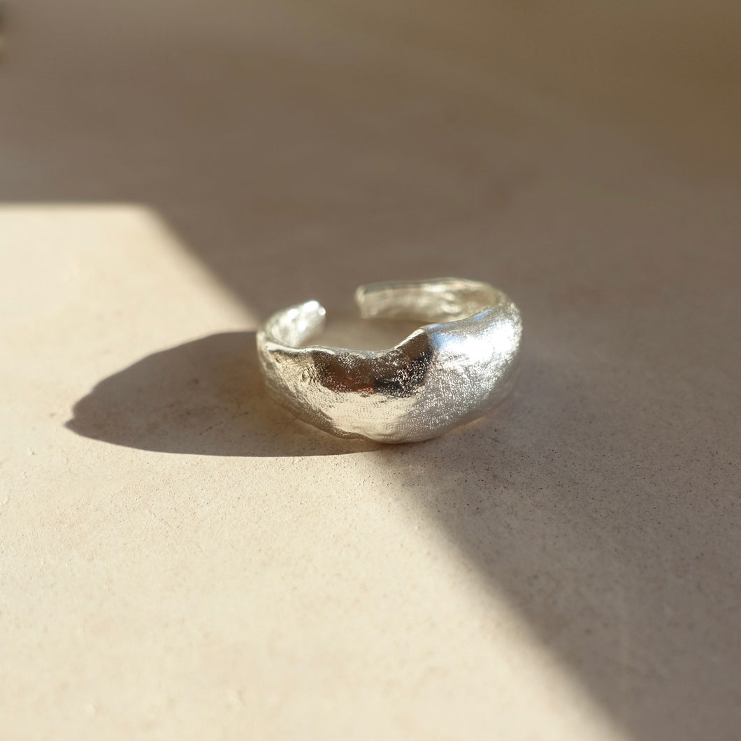 Textured Sterling Silver Ring