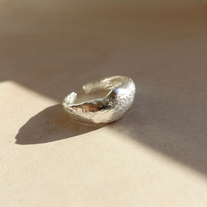 Textured Sterling Silver Ring