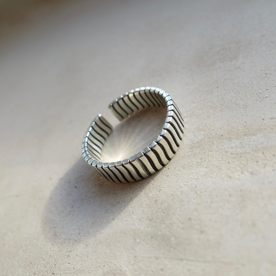 Wave Sterling Silver Ring