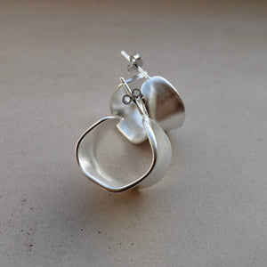 Chunky sterling silver earrings