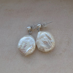 Baroque Pearl Dangle Earrings