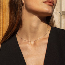 Load image into Gallery viewer, Beaded Satellite Chain Necklace in Sterling Silver
