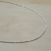 Load image into Gallery viewer, Beaded sterling silver necklace
