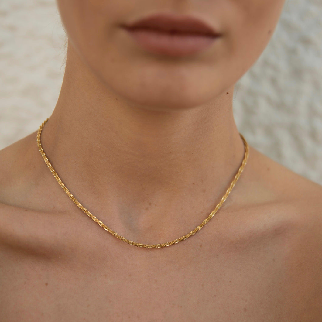 Gold Choker Necklace