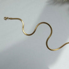 Load image into Gallery viewer, Gold snake chain
