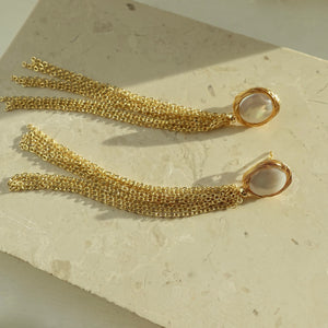 Baroque Pearl Drop Earrings