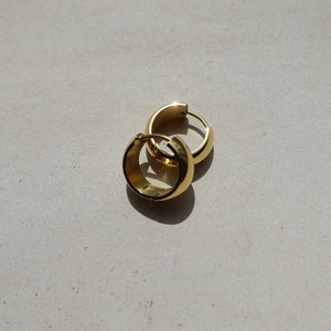 Small Chunky Hoop Earrings