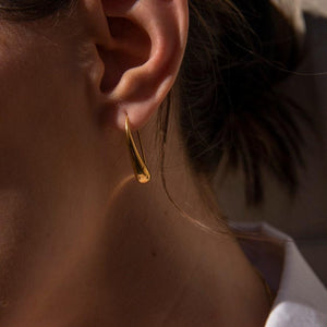 Waterdrop Earrings in Gold