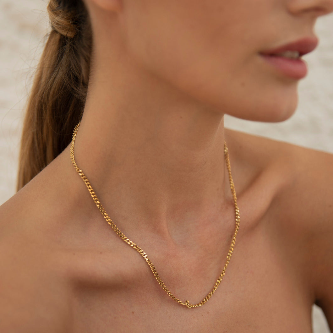 Gold Chain Necklace – briellajewellery
