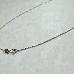 Sterling Silver Fine Chain Necklace - briellajewellery