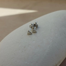 Load image into Gallery viewer, Sterling Silver Triangle Stud Earrings - briellajewellery

