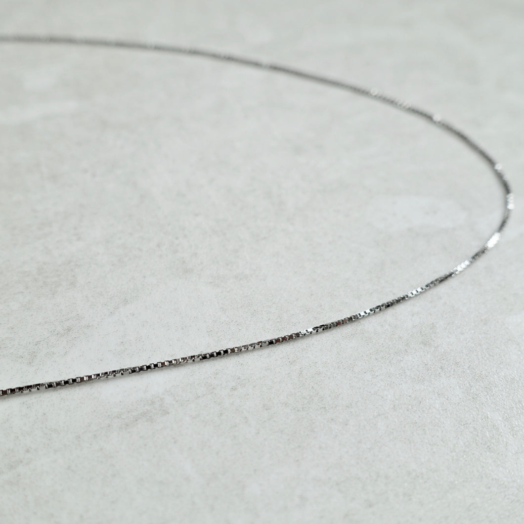 Sterling Silver Fine Chain Necklace - briellajewellery