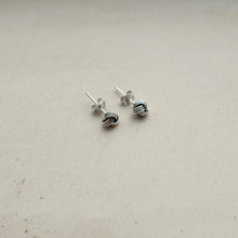 Load image into Gallery viewer, Sterling Silver Rope Stud Earrings - briellajewellery
