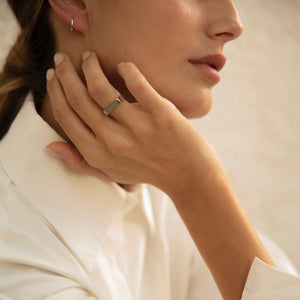 Mini Sterling Silver Huggie Earrings - briellajewellery