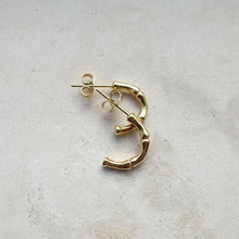 Load image into Gallery viewer, Small Half Hoop Earrings - briellajewellery
