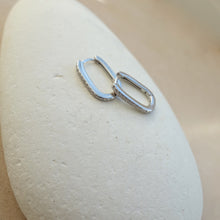 Load image into Gallery viewer, Mini Sterling Silver Huggie Earrings - briellajewellery
