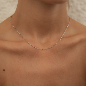Sterling Silver Chain Necklace - briellajewellery