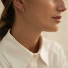 Load image into Gallery viewer, Mini Sterling Silver Huggie Earrings - briellajewellery
