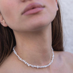 Natural Baroque Pearl Necklace